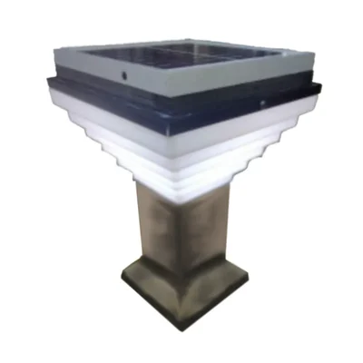 Premium Quality Solar Garden Light with 5W Solar Panel Gate Light For Outdoor Usage and Garden Decoration 3 piece(Size-10 inch)