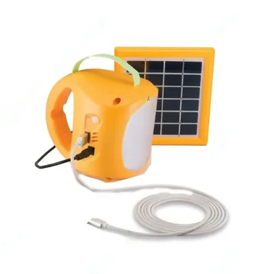 Solar Lantern Set With Mobile Charger, 3.7V/ 2600 mAh Li-ion Battery for Sustainable Travel and Exploration