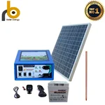 RB Solar 15 KV Zatka Machine to Cover 50 Acre Area with Battery, Solar Panel and Earthing Rod