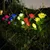 GIGAWATTS Solar Rose Lights BIS Approved 2V Panel Outdoor Flower Stake Lamp for Patio, Yard, Pathway (Pack of 1,RGB)