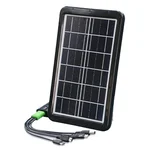 Gramstrong Republic Cheetah Solar Mobile Charger With 9V 15W Solar Panel & Multicharging Cable