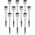 GIGAWATTS Solar Pathway Light Outdoor Landscape Lighting Decorative Driveway Spotlights for Pathways & Garden (Pack of 10)
