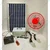 Gramstrong Solar Portable Plug and Play Home System with 30W Solar Panel, Battery, 12 inch Fan, and Two Bulbs (6 Month Warranty)