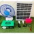 Gramstrong Solar Portable Plug and Play Home System with 30W Solar Panel, Battery, 12 inch Fan, and Two Bulbs (6 Month Warranty)