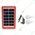 Gramstrong Solar Mini Inverter Emergency Light with 2 Bulb and Solar Panel for Home, Camping and Farmers