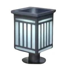 Premium Quality 1.3 Feet Solar Garden Light with 5W Solar Panel Gate Light For Outdoor Usage and Garden Decoration