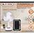 Gramstrong THAR Rechargeable Fan With LED and Solar Panel for Versatile Use for Home And Outdoor Usage