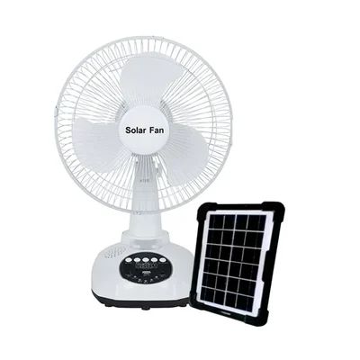 Gramstrong THAR Rechargeable Fan With LED and Solar Panel for Versatile Use for Home And Outdoor Usage