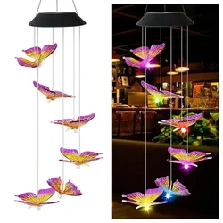 GIGAWATTS GW-515-B LED Butterflies Solar Light Decorative Hanging Lamp for Home and Garden, Christmas, Diwali, Decoration