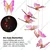GIGAWATTS GW-515-B LED Butterflies Solar Light Decorative Hanging Lamp for Home and Garden, Christmas, Diwali, Decoration