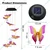 GIGAWATTS GW-515-B LED Butterflies Solar Light Decorative Hanging Lamp for Home and Garden, Christmas, Diwali, Decoration