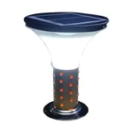 Premium Quality 1.2 Feet Solar Garden Light with 5W Solar Panel Gate Light For Outdoor Usage and Garden Decoration