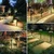 GIGAWATTS GW-705 Solar Light LED Path Spotlight with 5.5V/1W Panel 3.7V/2000mAh Lithium Battery for Garden & Outdoor Usage