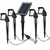 GIGAWATTS Solar Lawn Lamp Spike Pathway Lights Spotlight with Panel & 4 Lamp for Outdoor, Garden, Lawn, Driveway & Patio