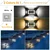 GIGAWATTS GW-709 Solar Road Stud Light with 2V/0.3W Panel 1.2V/1200mAh Ni-MH AA Battery for Garden, Pathway, Patio & Yard 