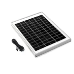Gramstrong 10W Polycrystalline Solar Panel with 3m Wire For Indoor, Camping and Outdoor Usage 