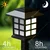 GIGAWATTS Solar Vintage Light Outdoor Lighting Retro Antique Lamp for Garden, Balcony, Landscape, Decoration (Pack of 2)