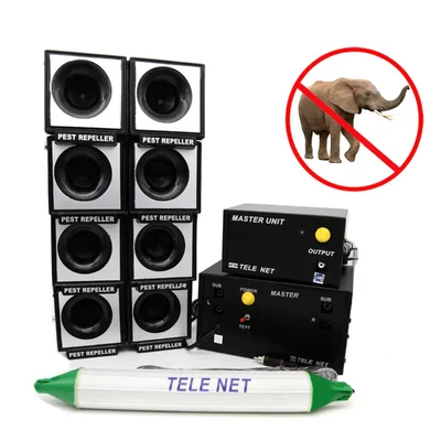 TELE NET ‎ELE 105 Sonic/Ultrasonic Elephant Repeller for Agricultural Uses (3 Months Warranty)