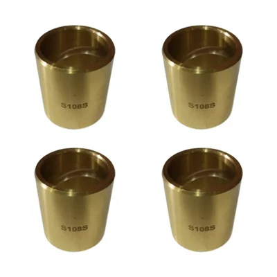 Spindle Bush (Set of 4) Brass/Gun Metal Type for Escorts 335,345,355 Tractors, SS 145