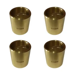 Spindle Bush (Set of 4) Brass/Gun Metal Type for Escorts 335,345,355 Tractors, SS 145