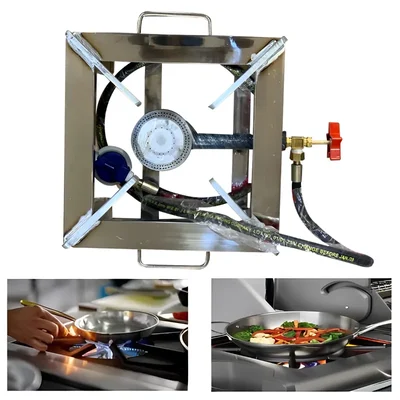 Premium Quality Square Shape 12x12 inch Gas Bhatti