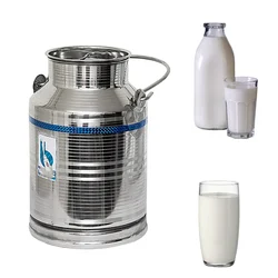 High-Quality Stainless Steel Milk Containers(Capacity-5 Litre)