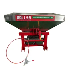 Premium Quality Stainless Steel Tractor Driven Fertilser Spreader With 600 Kg capacity | DIPL-FS-600