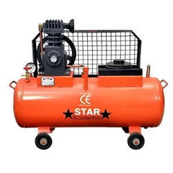 Star 120 Litres Single Piston Air Compressor Without Motor and Autocut Switch, 128 psi Max. Pressure (SC-525)