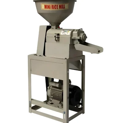 Heavy Duty 3 HP Steel Body Rice Mill, 100 to 150 Kg/hr Output Capacity 