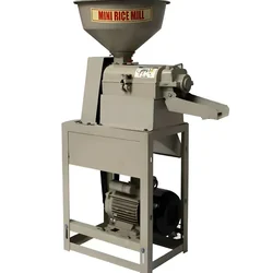 Heavy Duty 3 HP Steel Body Rice Mill, 100 to 150 Kg/hr Output Capacity 