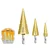 Ingco 3 Pcs 4-12mm, 4-20mm, 4-32mm Step Drill Bits (AKSDS80402)