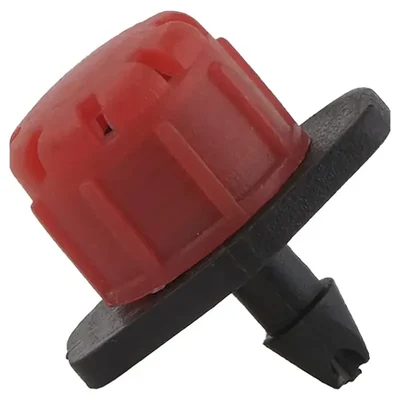 Adjustable Dripper, Straight Connector with Tap Suitable for 4-7 mm Tubes, 0-70 LPM(Pack-100 Pcs)