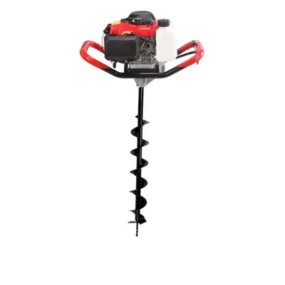 Sprayman 82 CC 4 Stroke Petrol Earth Auger with 4 Inch Bit | Soil Drilling Machine SEA-8000