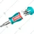 Total 8 in 1 Stubby Screwdriver Set (TACSDS0706) Pack of 3