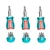 Total 8 in 1 Stubby Screwdriver Set (TACSDS0706) Pack of 3