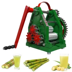 DHANLAXMI Manual Sugarcane Juice Machine With 3 CI Roller