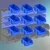 Supreme 165x114x78 mm Blue Premium Plastic Storage Bin (BIN-5)-Pack of 10