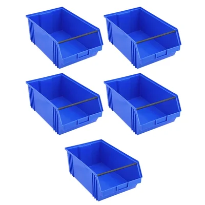 Supreme 515x310x200 mm Premium Plastic Blue Storage Bin (BIN-50)-Pack of 5