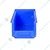 Supreme 200x126x100 mm Blue Premium Plastic Storage Bin (BIN-15)-Pack of 10