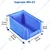 Supreme 230x150x127 mm Blue Storage Bin, Premium Plastic Material (BIN-25)-Pack of 10
