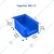 Supreme 200x126x100 mm Blue Premium Plastic Storage Bin (BIN-15)-Pack of 10