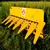 Krishitek Heavy Duty 6 Feet (182.88 cm) Tractor Mounted Hydraulic Reaper Attachment for 35-55 HP Tractor with 1 Year Warranty
