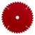 Premium 10 Inch 40T Red Circular Wood Cutting Blade for Petrol Brush Cutter