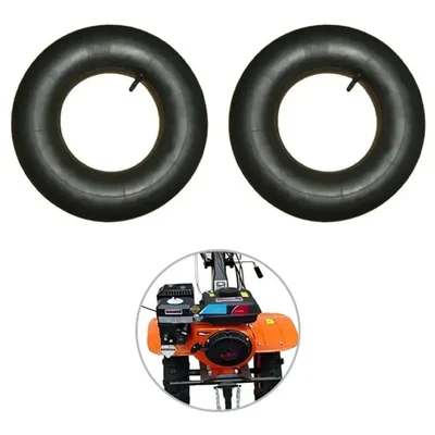 Heavy Duty 3.50 - 6 Size Tube (Set of 2) for Power Tiller / Weeder Tyre
