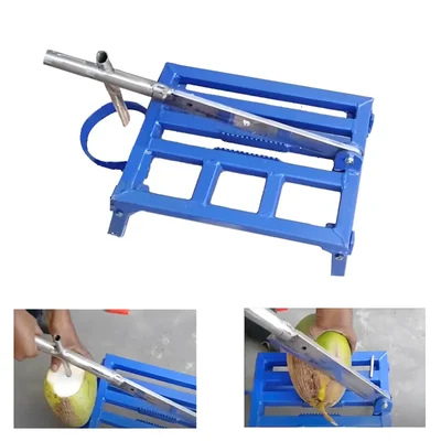 Commercial MS Table Top Tender Coconut Cutting Machine  