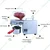 Commercial SS Mini Domestic Oil Press/Expeller Machine, 4-6 Kg/hr, 600W with Free Accessories