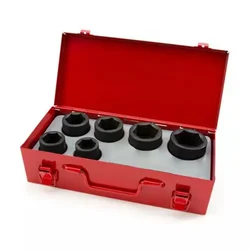 Techno 1 inch, 22 to 41mm, 6 Pcs. Socket Set (ASK 003)