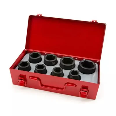 Techno 3/4 inch, 26 to 38mm, 8 Pcs. Socket Set (ASK 002)