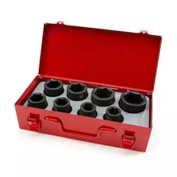 Techno 3/4 inch, 26 to 38mm, 8 Pcs. Socket Set (ASK 002)