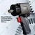 Techno 3/8 inch Air Jumbo Impact Wrench with 9000 RPM, 550 nm Torque (AT262)
